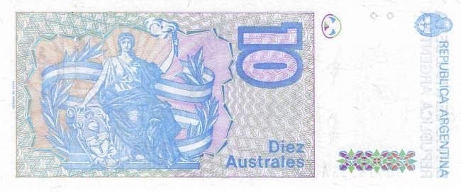 Argentinien p325b A 10 Australes 1985